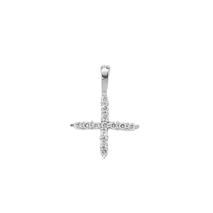 0.14ct Lab Grown Diamond Pendant in 9K White Gold
