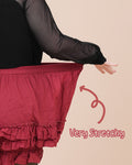 100% Cotton Bloomers in Carmine Rose