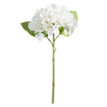13 Real Touch White Hydrangea Stem