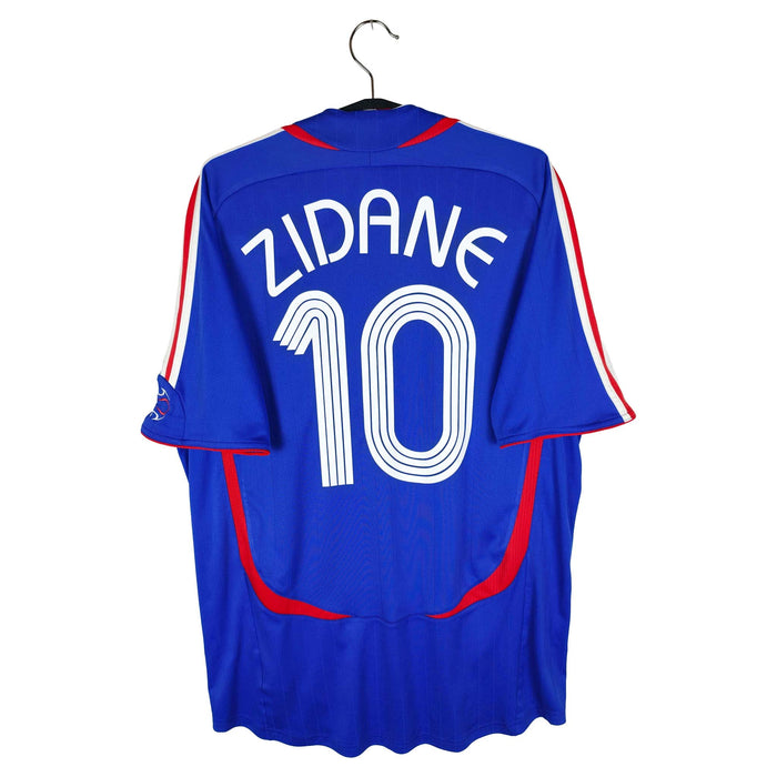 2006-07 France Home Shirt Zidane #10 - back view