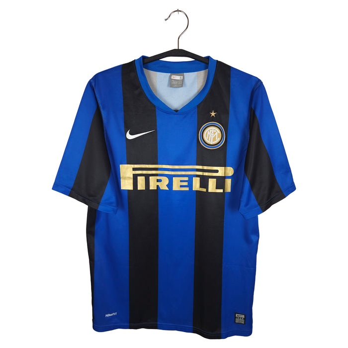 2008-09 Inter Milan Home Shirt Ibrahimovic #8 - front view