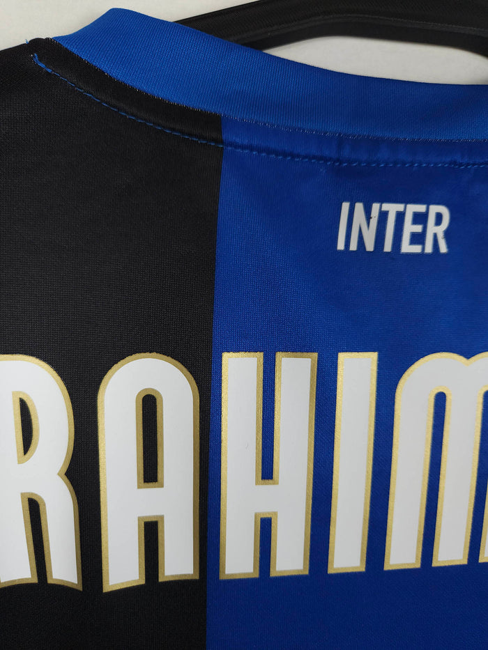 2008-09 Inter Milan Home Shirt Ibrahimovic #8 - detailed view