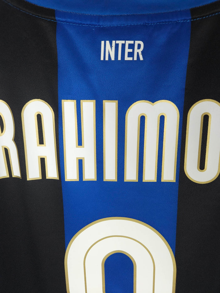 2008-09 Inter Milan Home Shirt Ibrahimovic #8 - detailed view