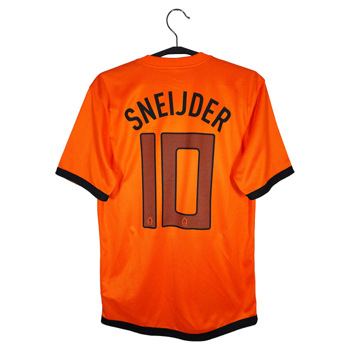 2012-13 Netherlands Home Shirt Sneijder #10 - back view