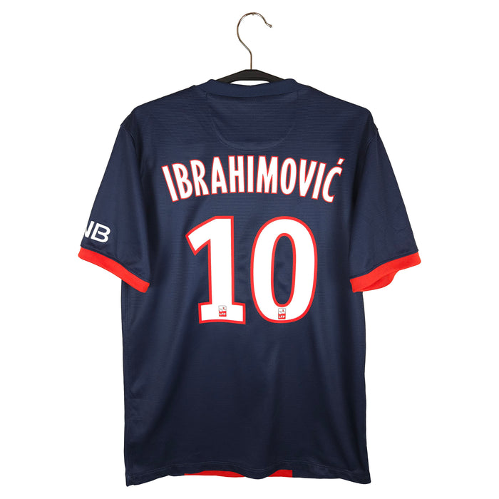 2013-14 Paris Saint-Germain Home Shirt Ibrahimovic #10 - back view