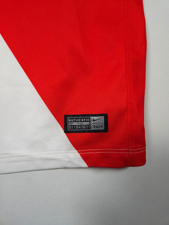 2014-15 AS Monaco Home Shirt - detailed view