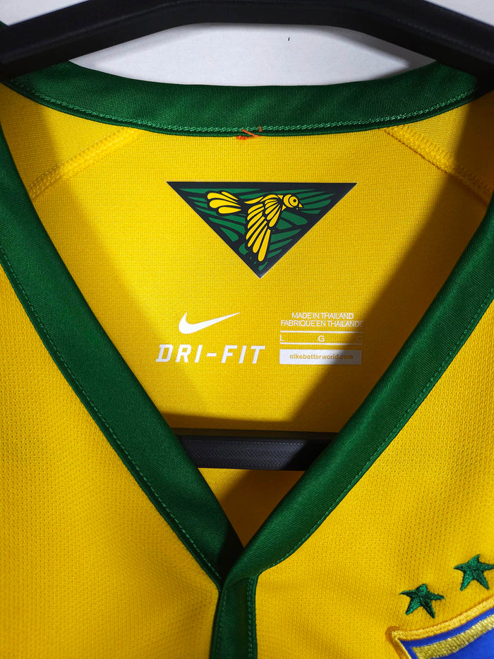 2014-15 Brazil Home Shirt - detailed view