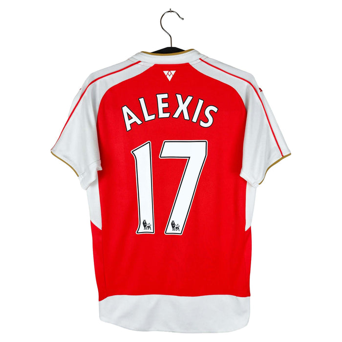 2015-16 Arsenal Home Shirt Alexis #17 - front view