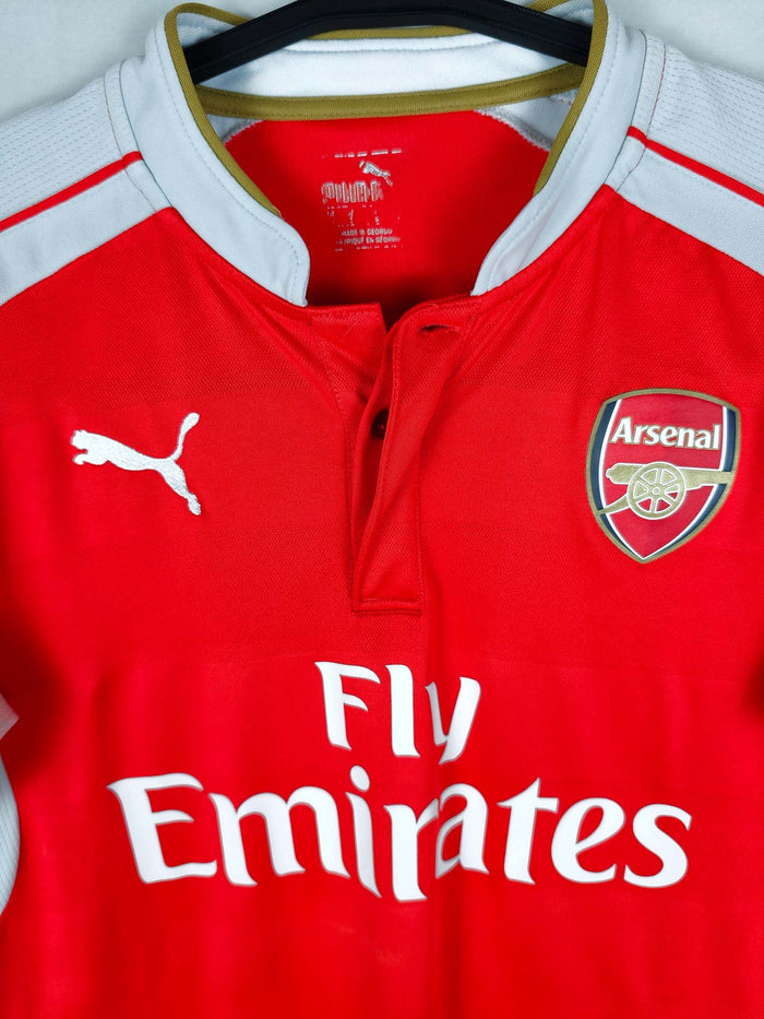 2015-16 Arsenal Home Shirt Alexis #17 - detailed view