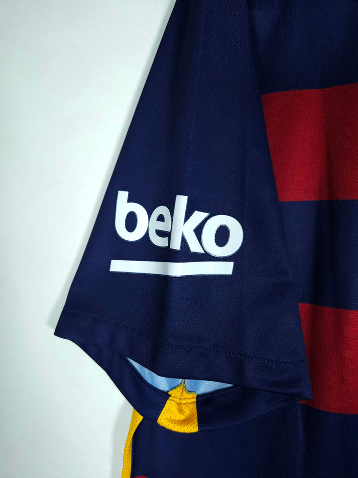 2015-16 Barcelona Home Shirt Messi #10 - detailed view