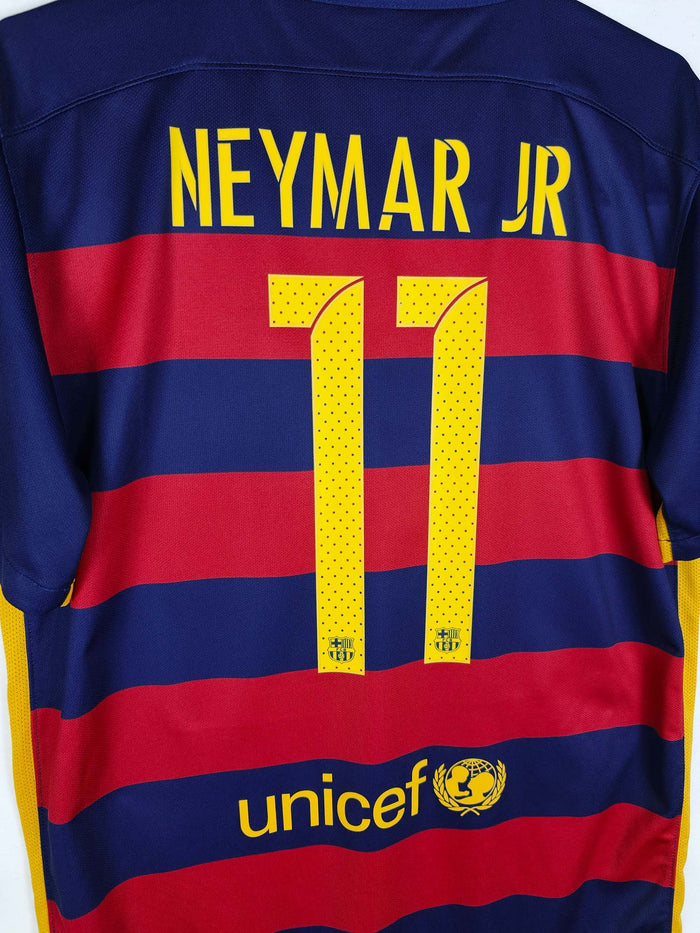 2015-16 Barcelona Home Shirt Neymar Jr #11 - detailed view