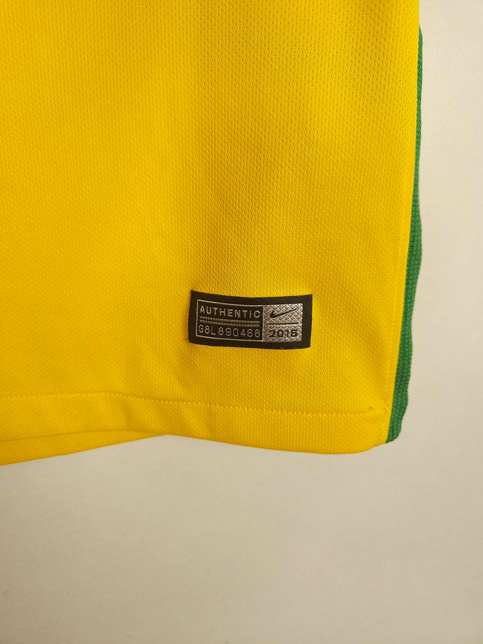2016-17 Brazil Home Shirt - detailed view