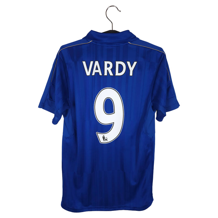 2016-17 Leicester City Home Shirt Vardy #9 - back view