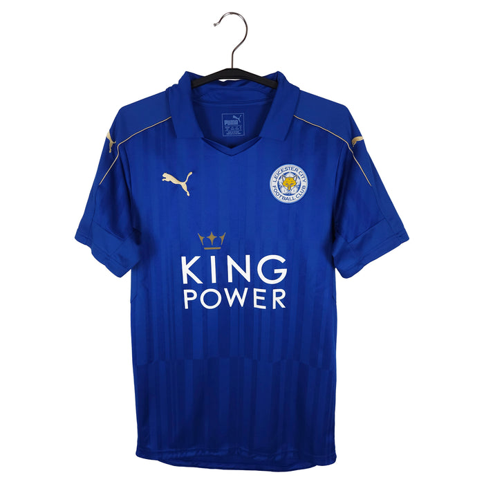 2016-17 Leicester City Home Shirt Vardy #9 - front view