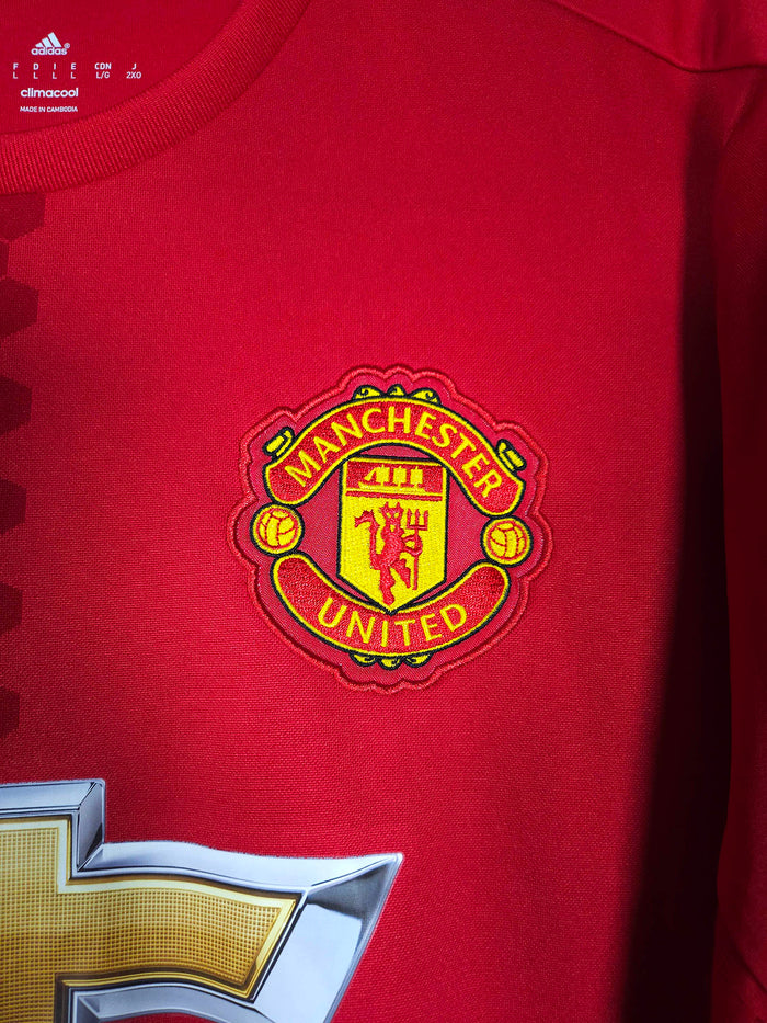 2016-17 Manchester United Home Shirt - detailed view