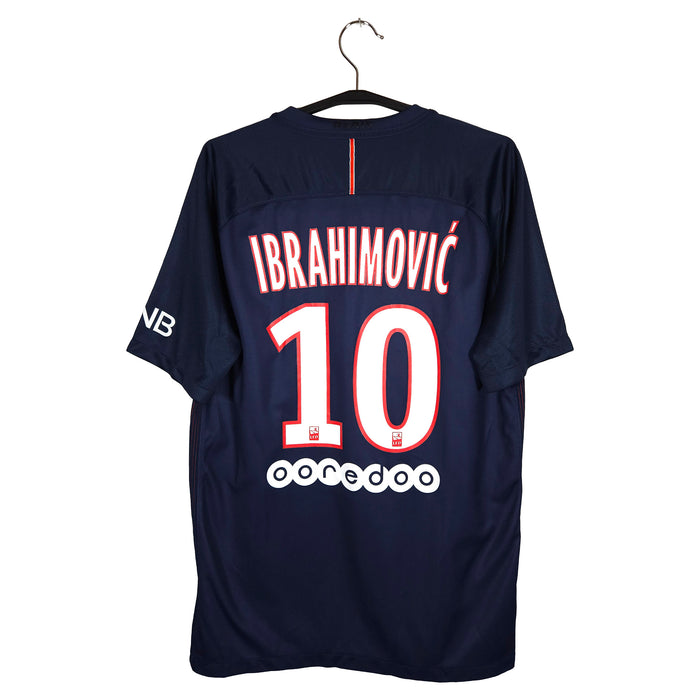 2016-17 Paris Saint-Germain Home Shirt Ibrahimovic #10 - back view