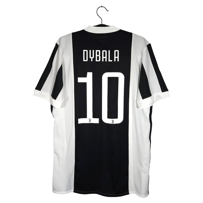 2017-18 Juventus Home Shirt Dybala #10 (Pro) - back view