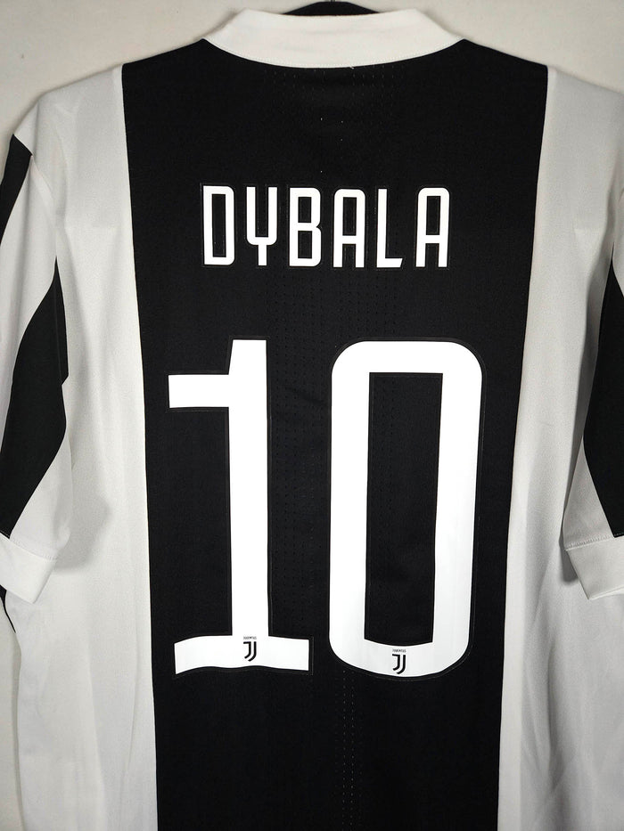 2017-18 Juventus Home Shirt Dybala #10 (Pro) - detailed view