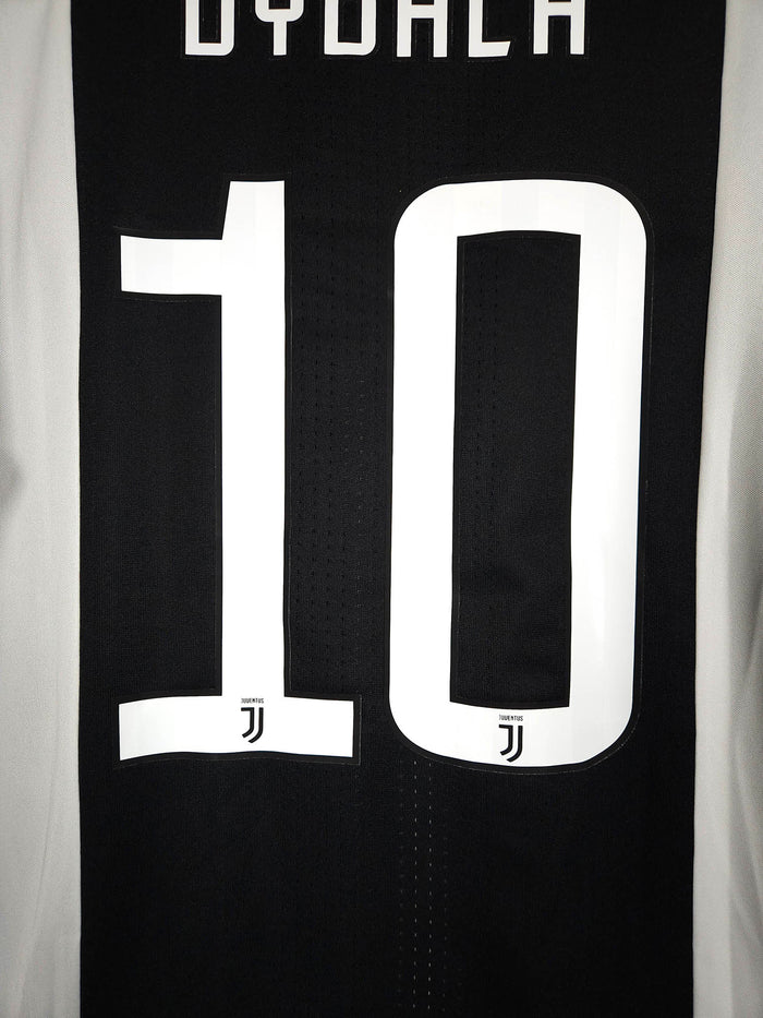 2017-18 Juventus Home Shirt Dybala #10 (Pro) - detailed view