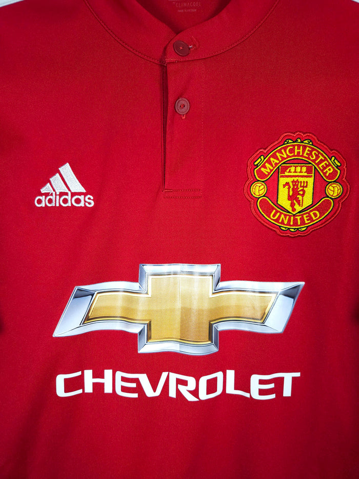 2017-18 Manchester United Home Shirt - detailed view