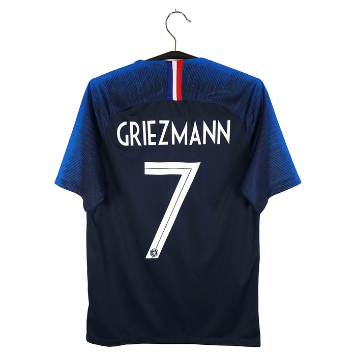 2018-19 France Home Shirt Griezmann #7 - back view