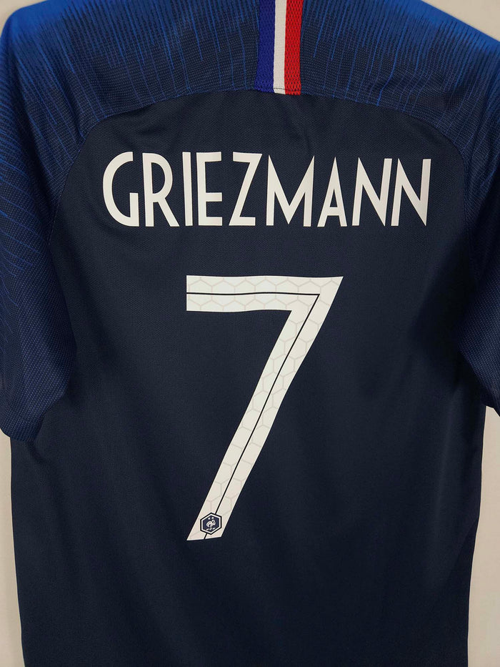 2018-19 France Home Shirt Griezmann #7 - detailed view