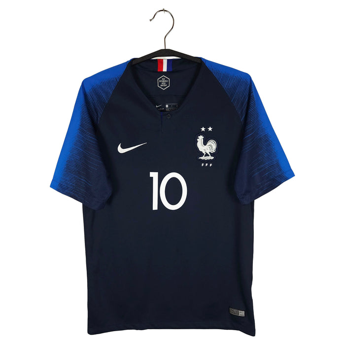 2018-19 France Home Shirt Mbappe #10 - front view
