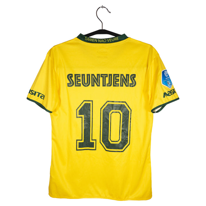 2020-21 Fortuna Sittard Home Shirt Seuntjens #10 - back view