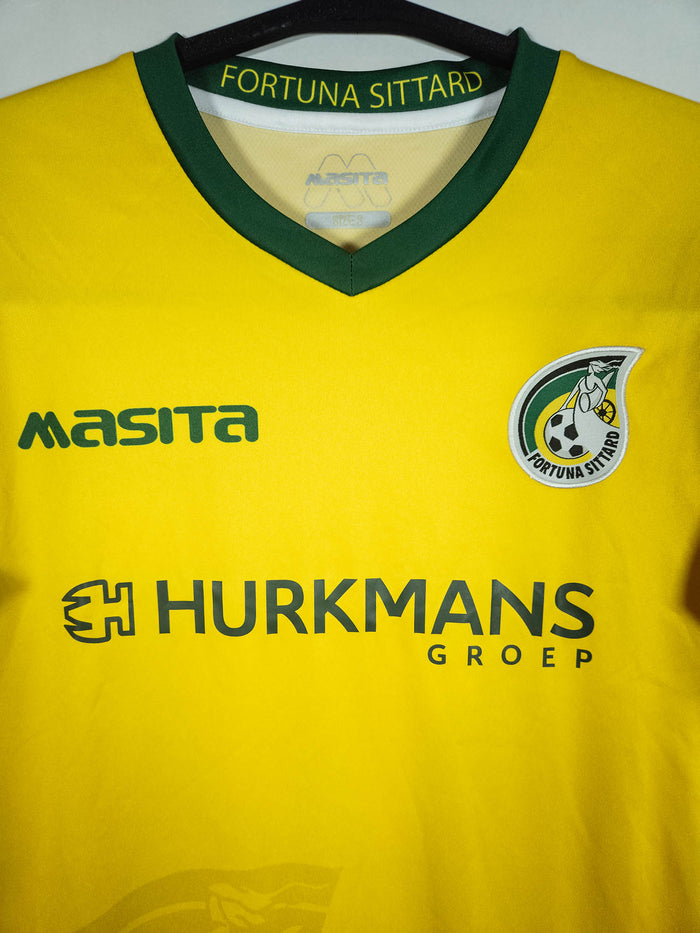 2020-21 Fortuna Sittard Home Shirt Seuntjens #10 - detailed view