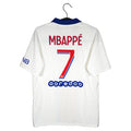 2020-21 Paris Saint-Germain Away Shirt Mbappé #7 (Pro) - back view