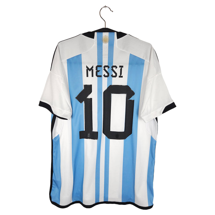 2022-23 Argentina Home Shirt Messi #10 - back view