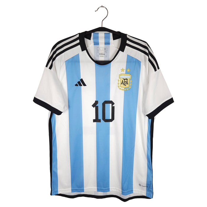 2022-23 Argentina Home Shirt Messi #10 - front view