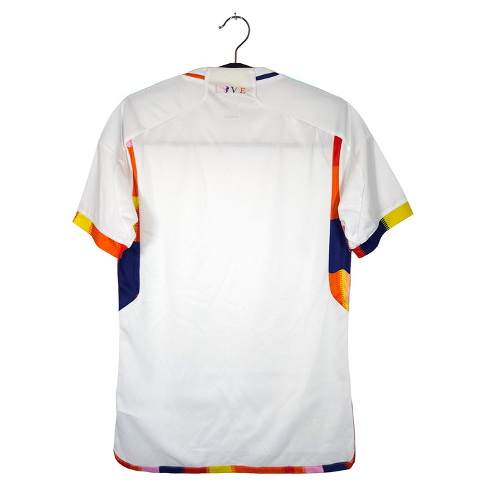 2022-23 Belgium Away Shirt - back view