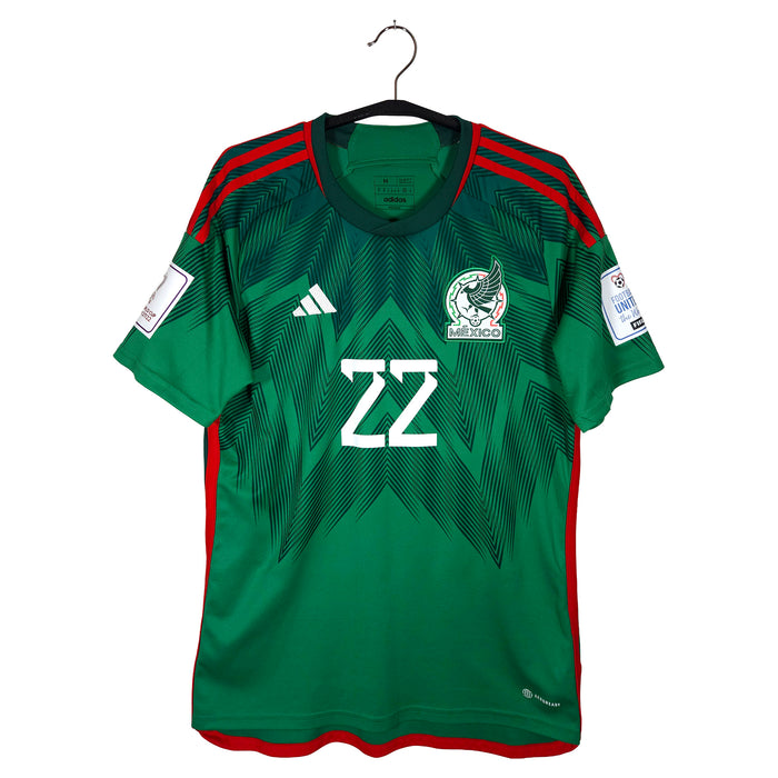 2022-23 Mexico Home Shirt Lozano #22 - front view