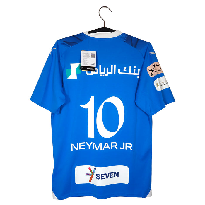 2023-24 Al Hilal Home Shirt Neymar Jr #10 - back view