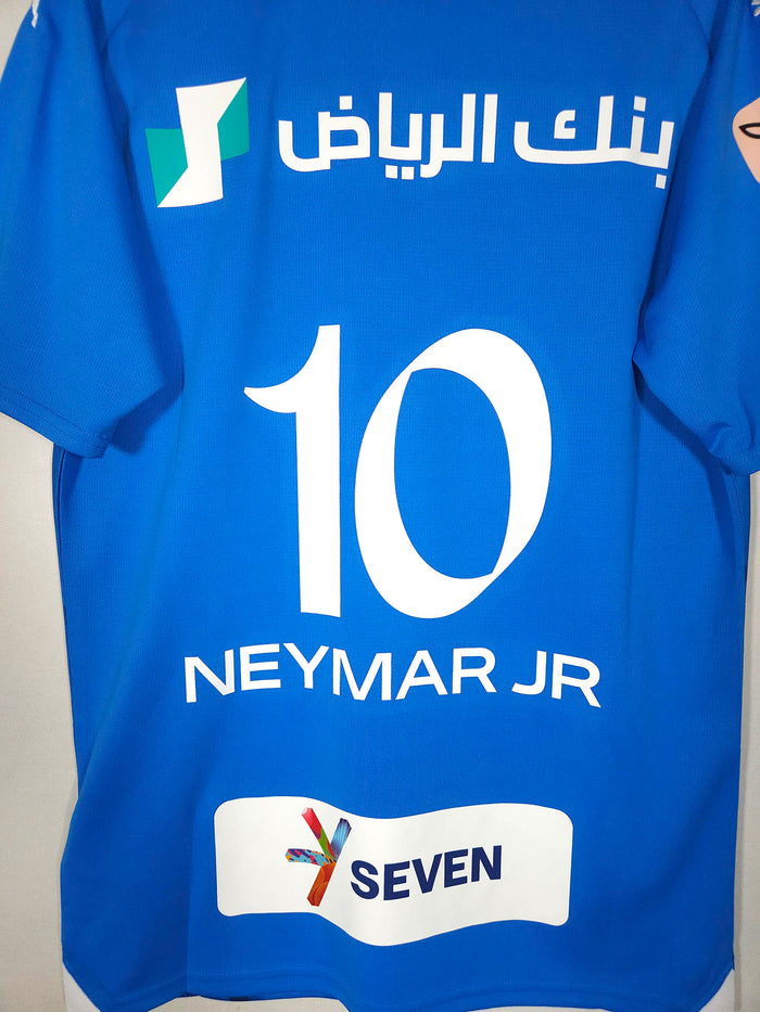 2023-24 Al Hilal Home Shirt Neymar Jr #10 - detailed view