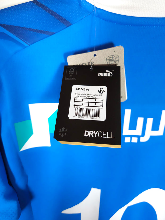 2023-24 Al Hilal Home Shirt Neymar Jr #10 - detailed view