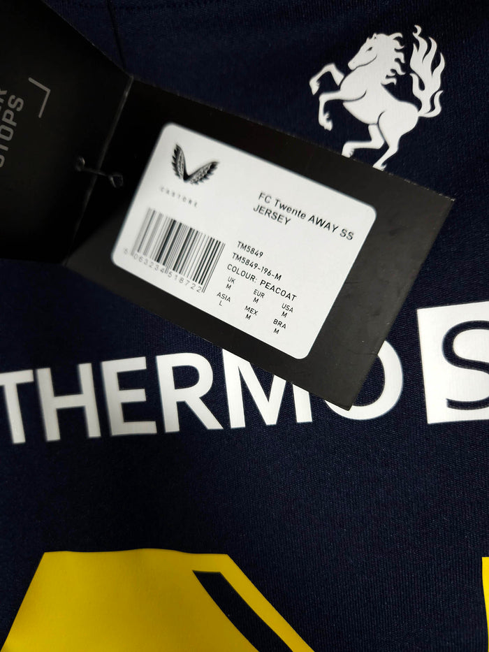 2023-24 Twente Away Shirt Ugalde #27 - detailed view