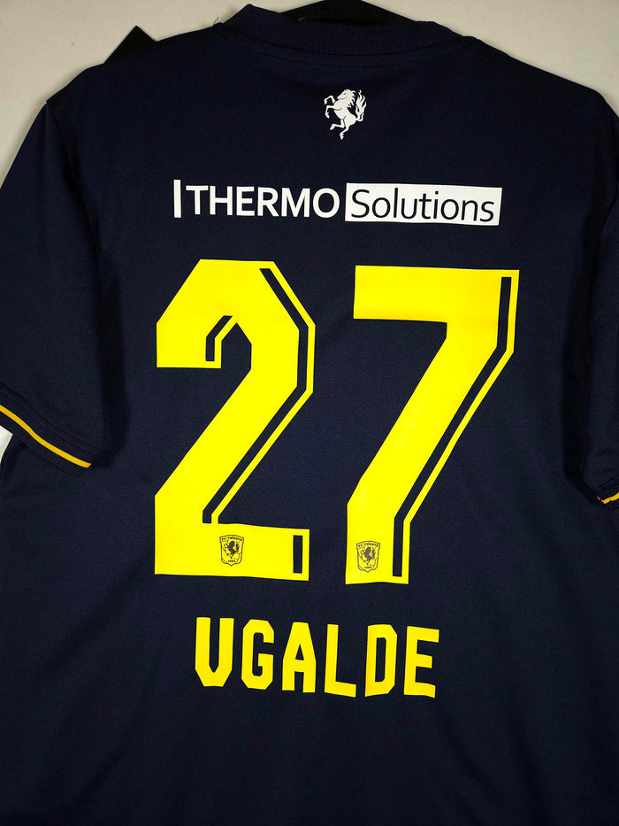 2023-24 Twente Away Shirt Ugalde #27 - detailed view