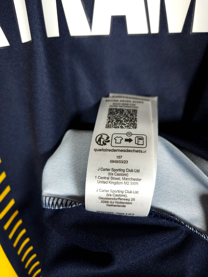 2023-24 Twente Away Shirt Ugalde #27 - detailed view
