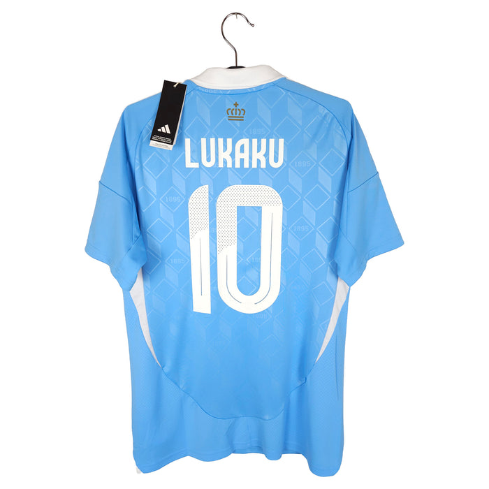 2024-25 Belgium Away Shirt Lukaku #10 - back view