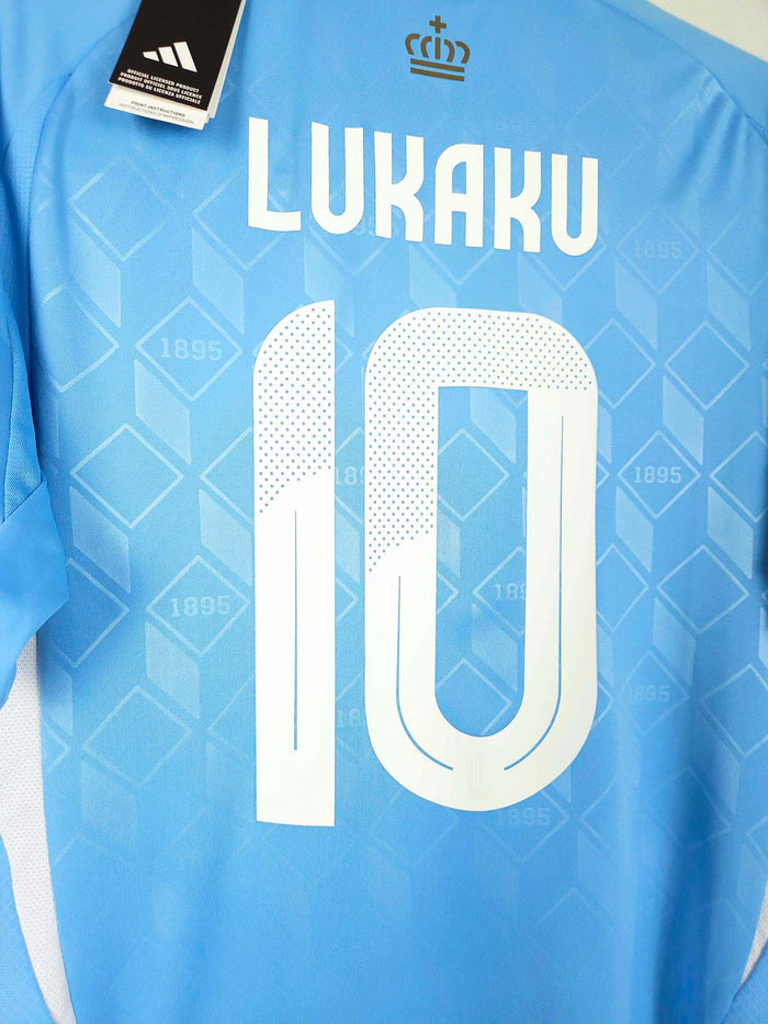 2024-25 Belgium Away Shirt Lukaku #10 - detailed view