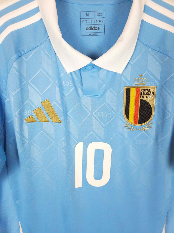 2024-25 Belgium Away Shirt Lukaku #10 - detailed view