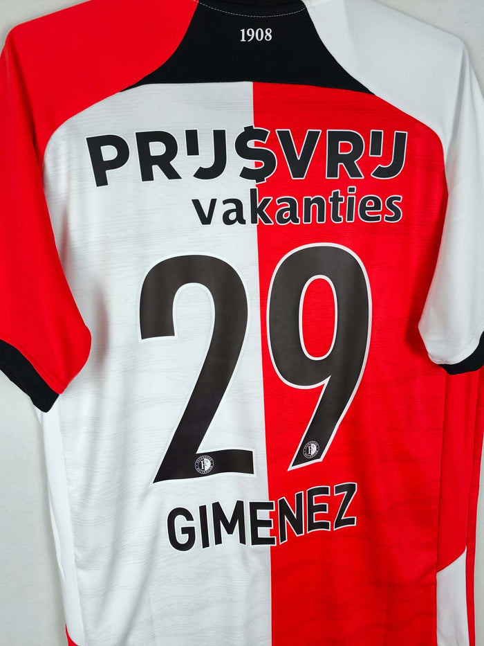 2024-25 Feyenoord Home Shirt Gimenez #29 - detailed view