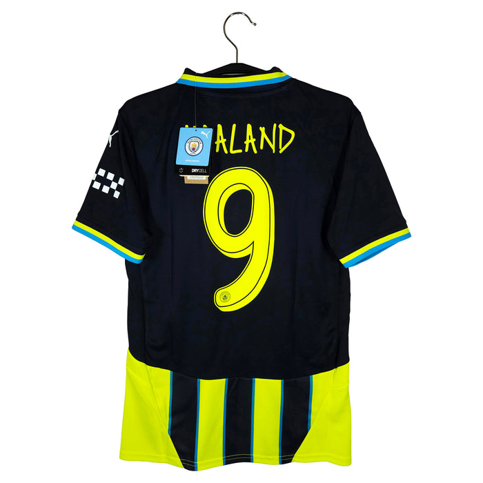 2024-25 Manchester City Away Shirt Haaland #9 - back view