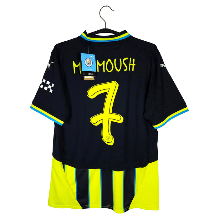 2024-25 Manchester City Away Shirt Marmoush #7 - back view