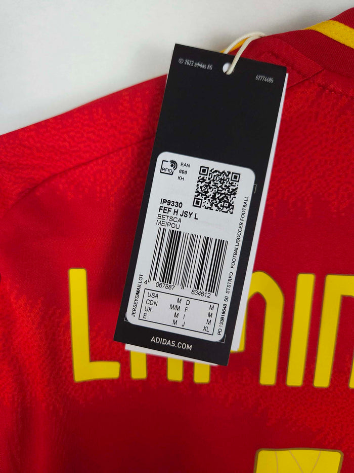 2024-25 Spain Home Shirt Lamine Yamal #19 (LS) - detailed view