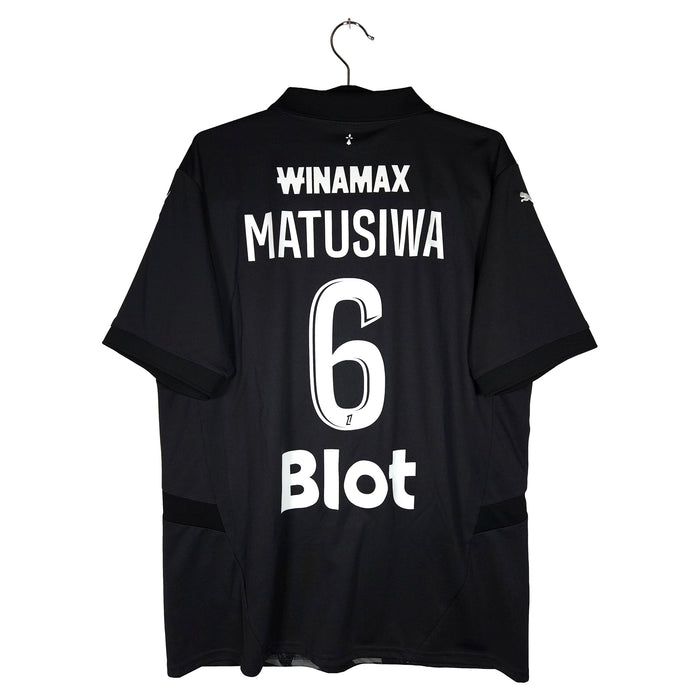 2024-25 Stade Rennais Third Shirt Matusiwa #6 - back view