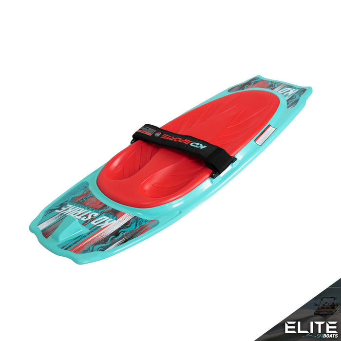 2027 KD STRIKE KNEEBOARD - TEAL/RED