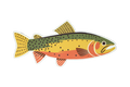 23 Pack of Native Trout Stickers